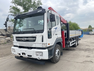 DAEWOO NOVUS CL8CF (6×4) КМУ HORYONG HRS 216 (8т) 8,2×2,54×0,6м